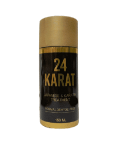 החלקת שיער 24 קראט- 24 KARAT יפנית וקראטין ללא פורמלין 150 מ"ל